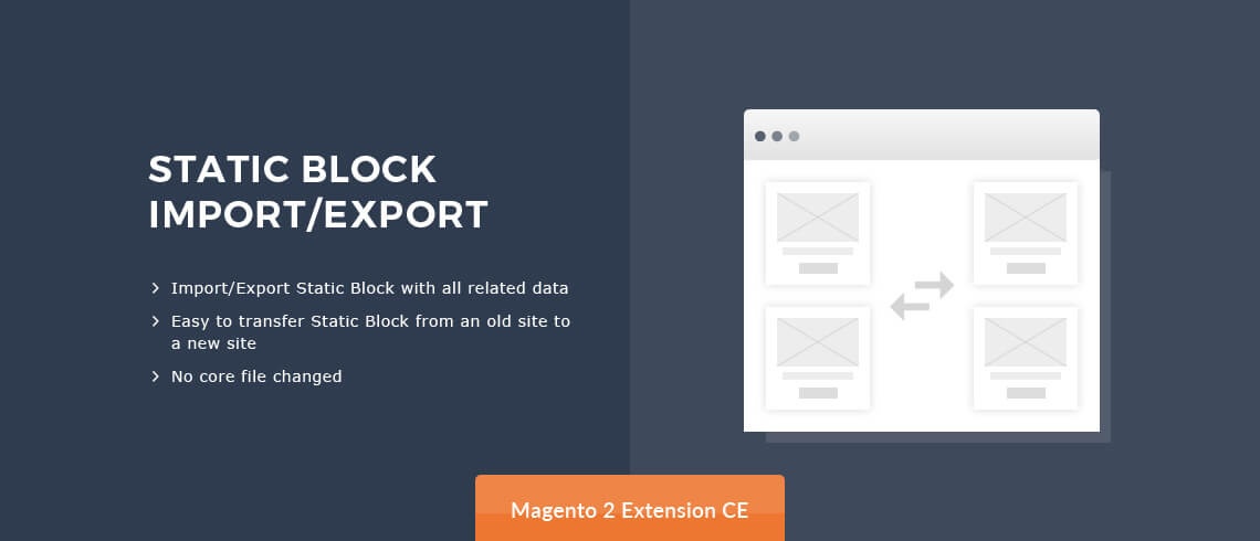 Solwin Infotech Magento Extension: Static Block Import/Export – Magento 2 Extension