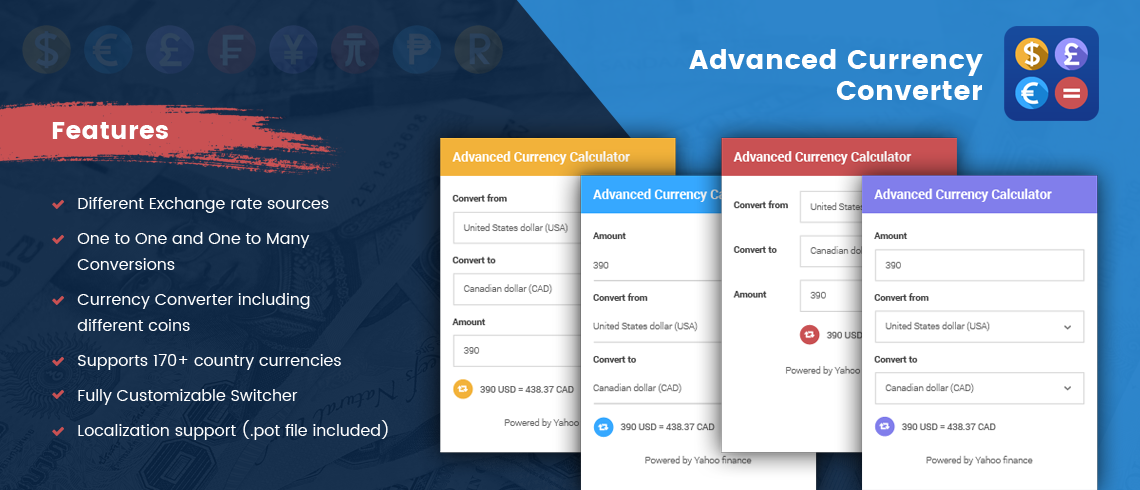 Wordpress Plugin: Advanced Currency Converter – WordPress Plugin