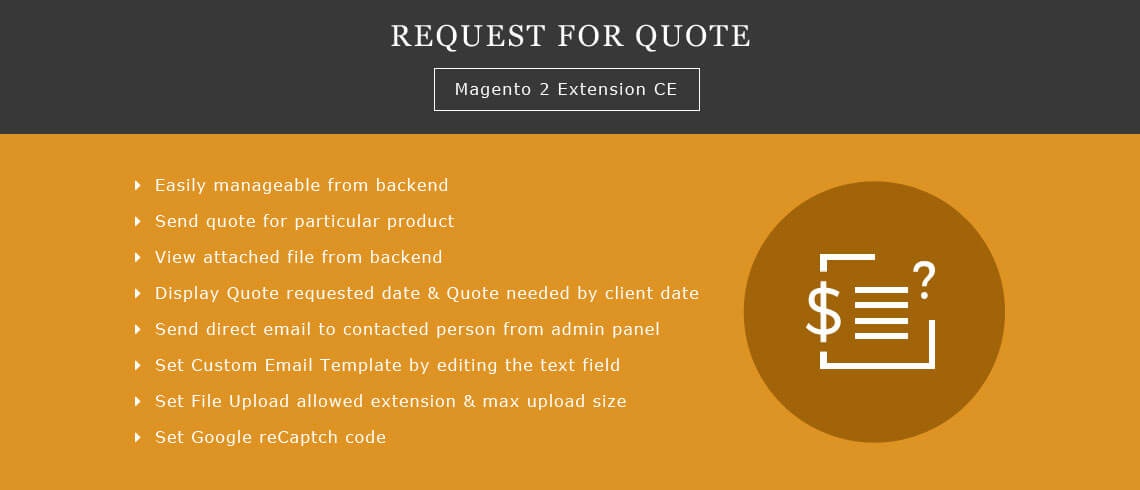 Solwin Infotech Magento Extension: Request for Quote – Magento 2 Extension