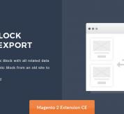 Magento Free extension - Static Block Import/Export – Magento 2 Extension