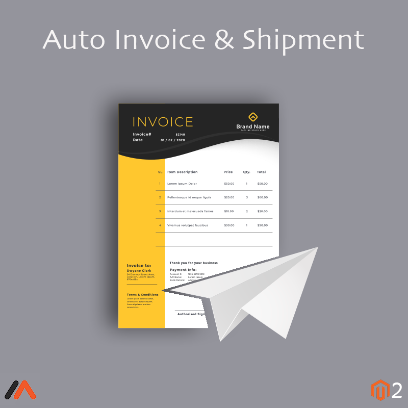 Magento Extension: Magento 2 Auto Invoice & Shipment