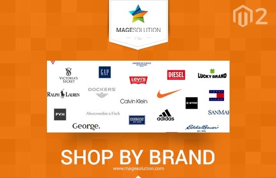 Magesolution Magento Extension: Magento 2 Shop by Brand extension