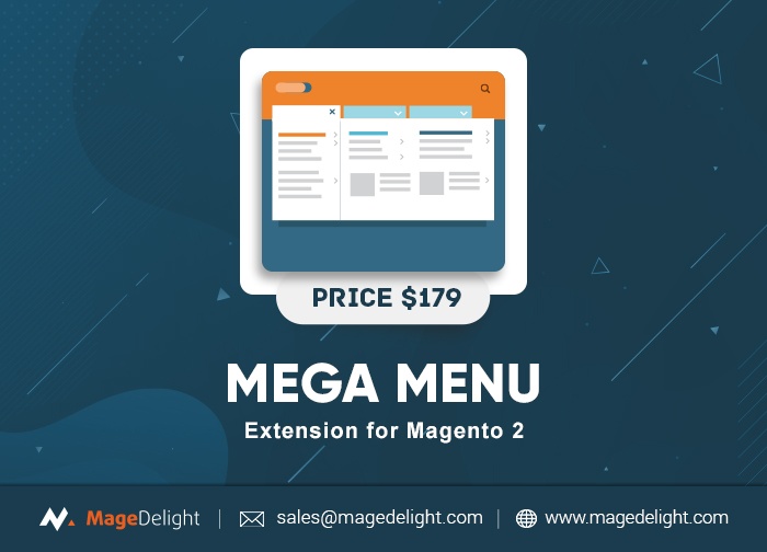 Magento Extension: Mega Menu Extension for Magento 2 by MageDelight