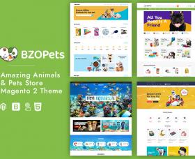 Magento news: [HOT UPDATE] BzoPets Magento 2 Themes Added Pre-made Homepage #4