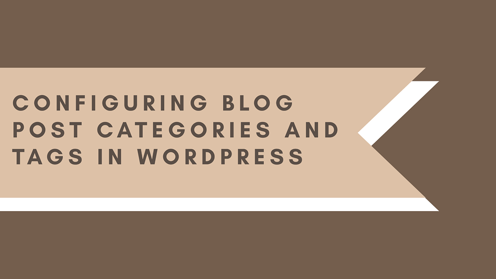 Ordasvit Wordpress News: How to Configure Blog Post Categories and Tags in WordPress