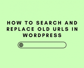 News WordPress: How to Search and Replace Old URLs in WordPress
