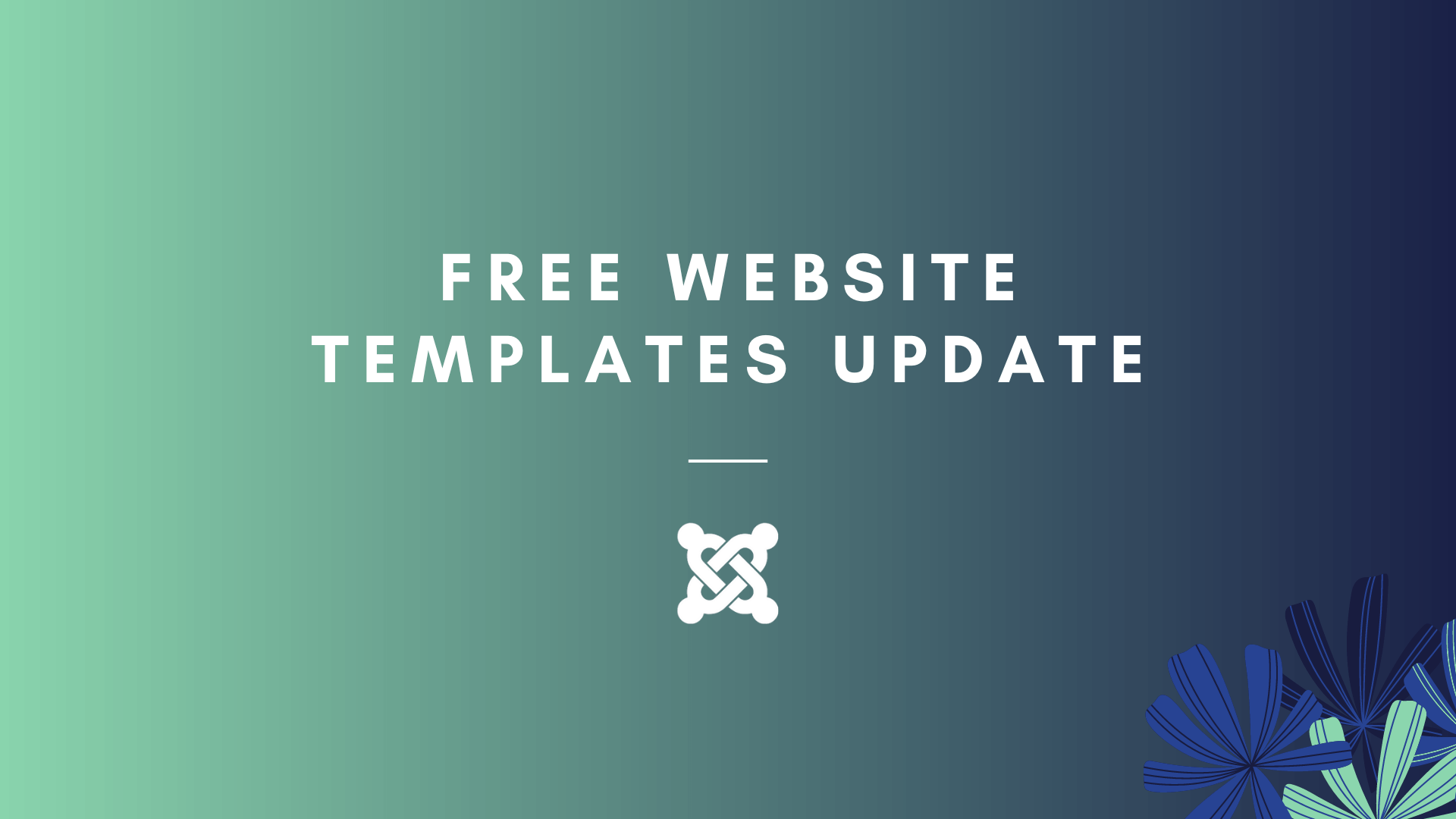 Joomla News: Free Website Templates Update