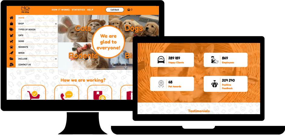 ordasoft Joomla News: Pet Shop Website Template