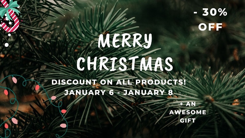 Joomla News: Don't miss the last chance to celebrate with us and recieve a big Christmas gift and huge discounts!