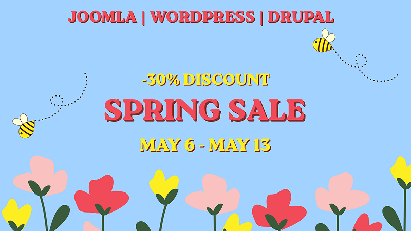 Joomla News: Spring Sale is Here!