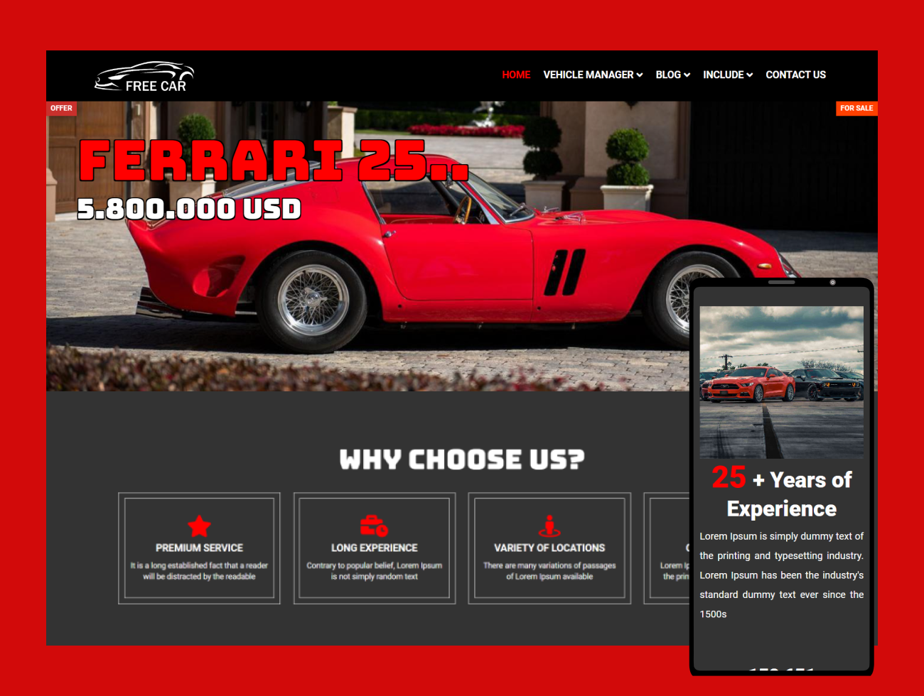 Joomla News: Free Car Joomla Template