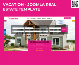News Joomla: Vacation - Joomla real estate template