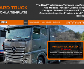 Joomla News: Hard Truck Joomla Template