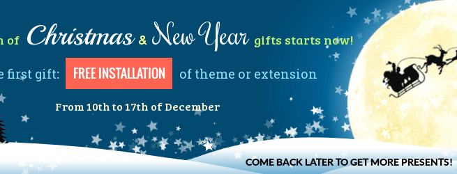 ordasoft Joomla News: Christmas and New Year Enjoy the month of gifts from OrdaSoft