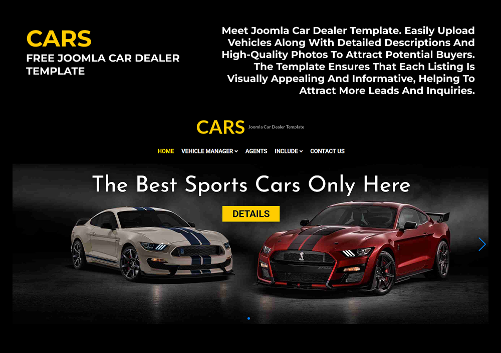Joomla News: Cars - Free Joomla Car Dealer template
