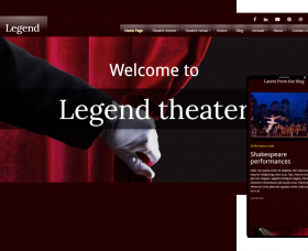 Joomla News: Legend - Theater Website Template