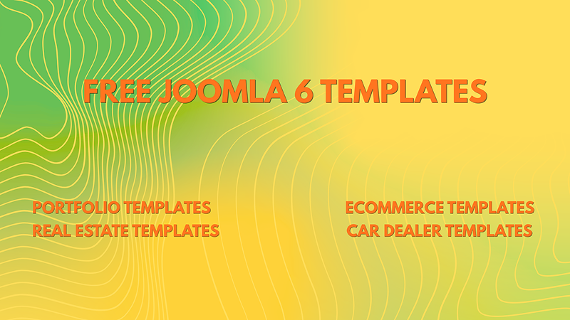 Joomla News: Free Joomla 6 Templates
