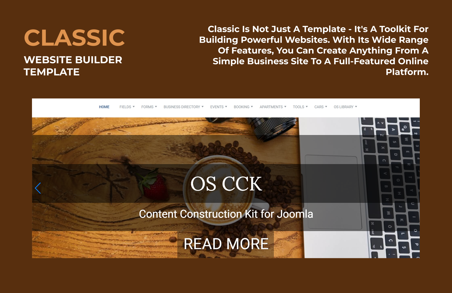 Joomla News: Classic - Website Builder Template