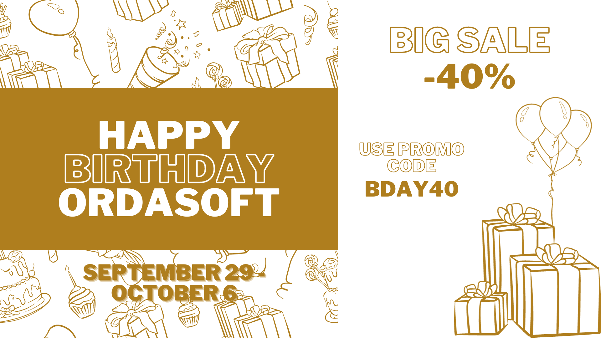 ordasoft Joomla News: Celebrating OrdaSoft Birthday with a Special Offer!