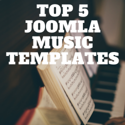 Joomla news: TOP 5 Joomla Music Templates