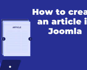 Joomla news: How To Create an Article in Joomla