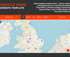 Joomla News: Vehicle Park - Car Rental Website Template