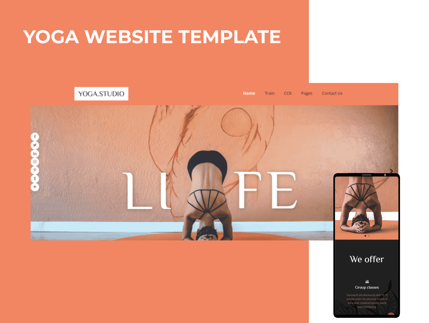Joomla News: Yoga Website Template