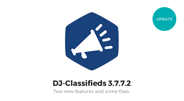 Joomla News: DJ-Classifieds 3.7.7.2 update brings two new features and fixed bugs