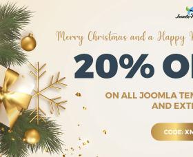 Joomla news: Christmas SALE - Joomla templates and extensions 20% OFF