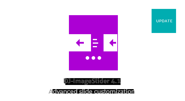 Joomla News: UPDATE DJ-ImageSlider 4.1 with the slide customizer.