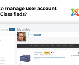 Joomla news: Discover user account features in DJ-Classifieds