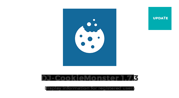 Joomla-Monster Joomla News: Display cookie policy information for registered users 