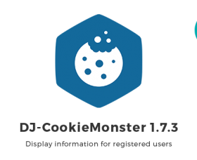 Joomla news: Display cookie policy information for registered users 