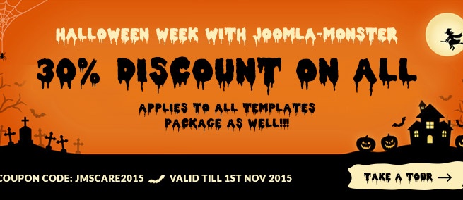 Joomla-Monster Joomla News: Halloween week with Joomla-Monster!