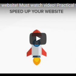 Joomla news: Must watch video! Practical tutorial how to speed up your website!