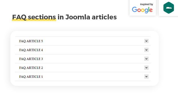 Joomla-Monster Joomla News: Add FAQ sections in Joomla articles with DJ-Tabs (inspired by Google)