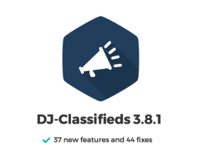 Joomla news: DJ-Classifieds 3.8.1 BIG UPDATE