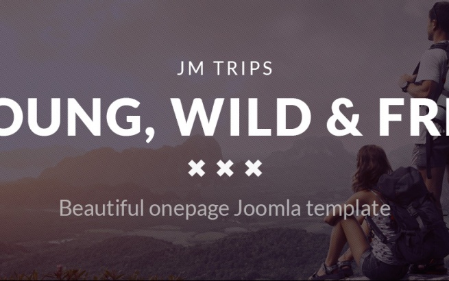Joomla-Monster Joomla News: Check the great features of JM Trips onepage Joomla template
