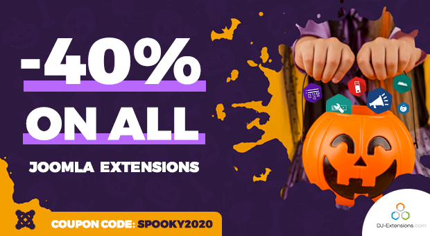 Joomla-Monster Joomla News: Happy Halloween! Get Joomla extensions 40% OFF