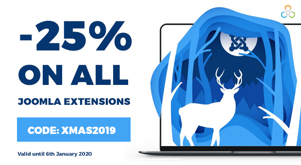 Joomla-Monster Joomla News: Christmas 2019 sale on Joomla extensions