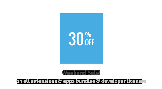 Joomla News: Weekend Sale! Extensions are 30% OFF 