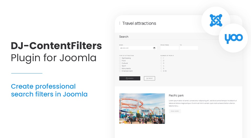 Joomla-Monster Joomla News: Discover the DJ-ContentFilters Joomla plugin for YOOtheme Pro