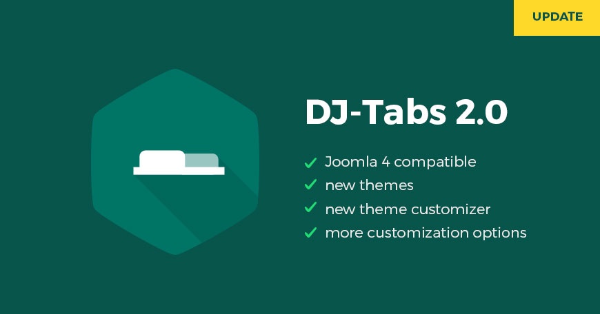 Joomla-Monster Joomla News: DJ-Tabs 2.0 with Joomla 4 compatibility and many new features