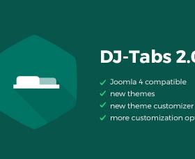 Joomla news: DJ-Tabs 2.0 with Joomla 4 compatibility and many new features