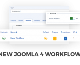 Joomla news: Workflow feature in Joomla 4