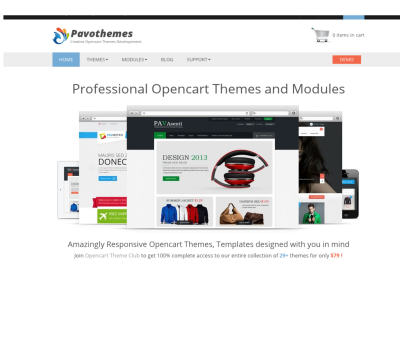 OpenCart News: 5 Best Opencart theme clubs