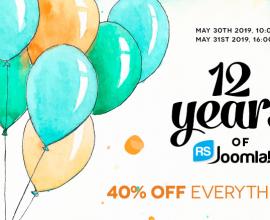 Joomla news: Happy 12 Years of RSJoomla!