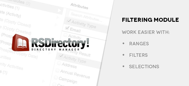RSJoomla! Joomla News: RSDirectory! - Setting up advanced search filters using the Filtering module