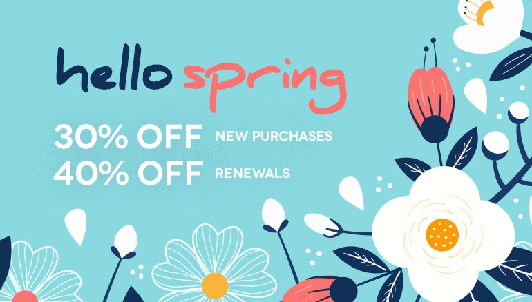 RSJoomla! Joomla News: Say Hello to Spring 2019 with 30% OFF