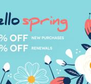 Joomla news: Say Hello to Spring 2019 with 30% OFF